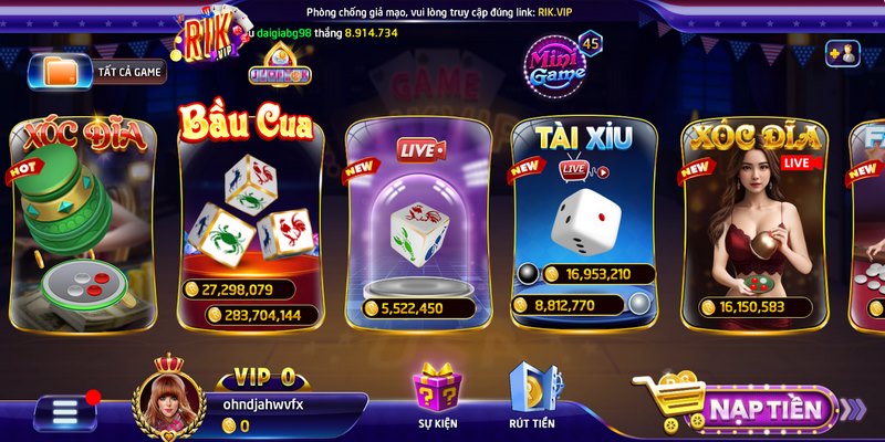 Bầu Cua Rikvip - Chinh Phục Tựa Game Kinh Điển Không Thể Bỏ Lỡ